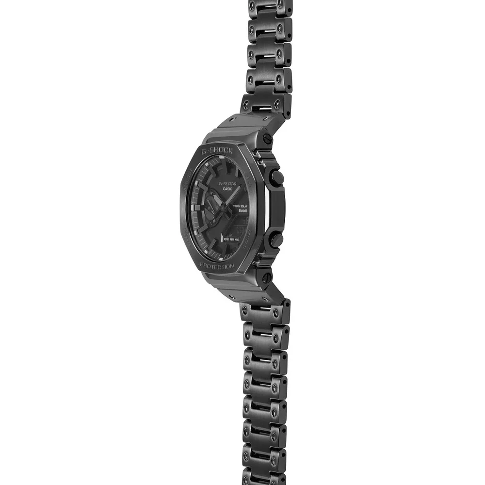 Casio G-Shock 2100 Series Black Stainless Steel Watch GMB2100BD-1A